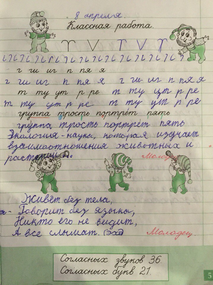 гдз 1 класс рабочая тетрадь страница 5 русский язык Бунеева, Яковлева