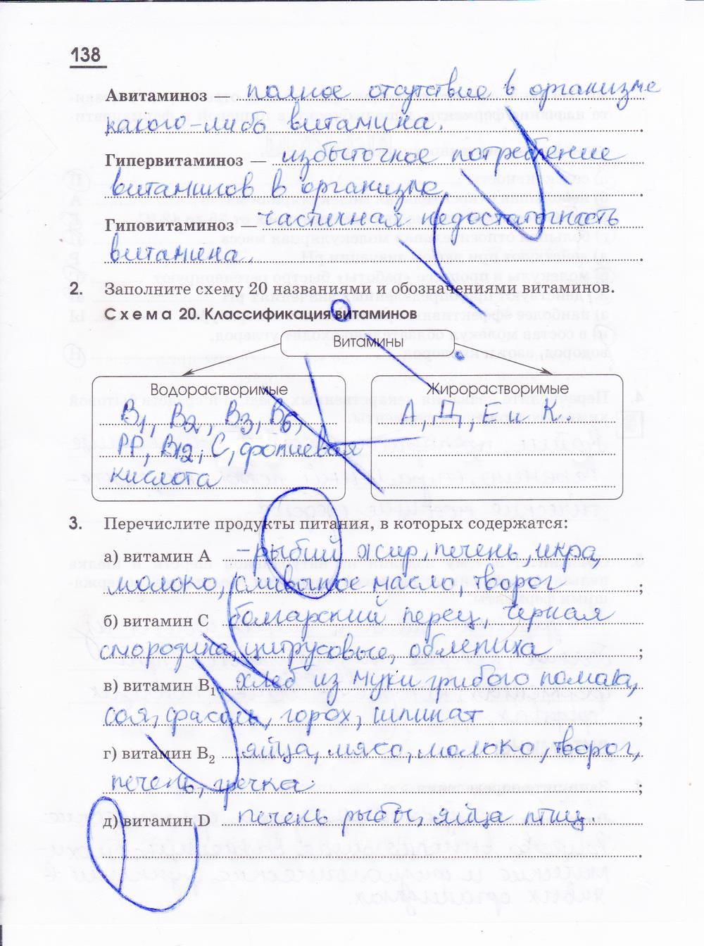 гдз 10 класс рабочая тетрадь страница 138 химия Габриелян, Яшукова