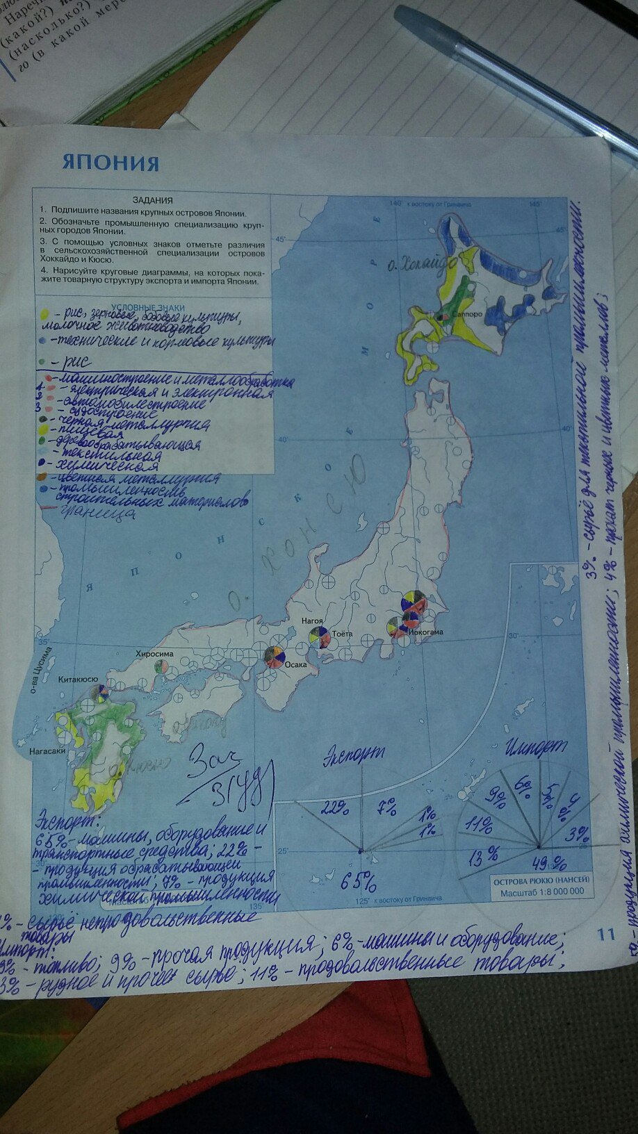 гдз 10 класс контурные карты страница 11 география Приваловский