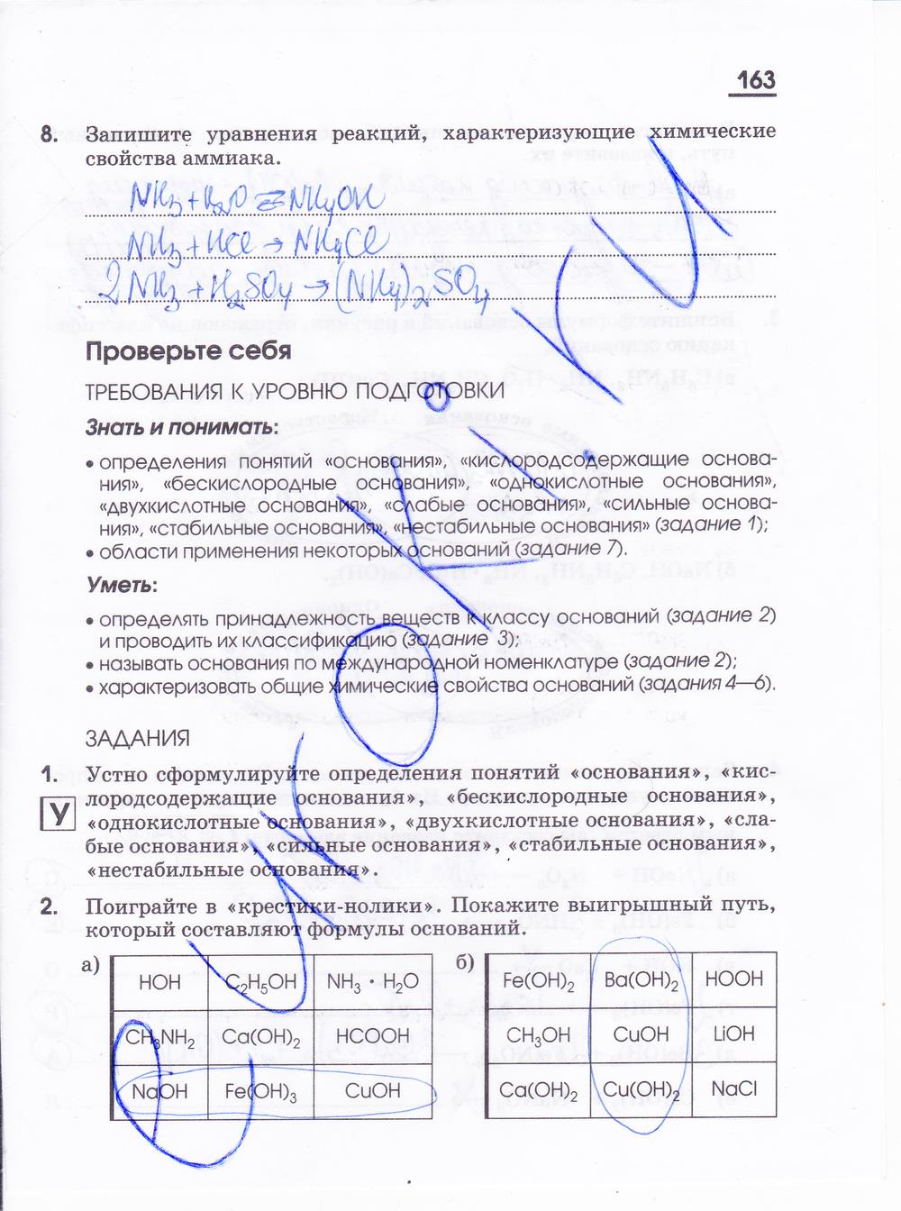 гдз 11 класс рабочая тетрадь страница 163 химия Габриелян, Яшукова