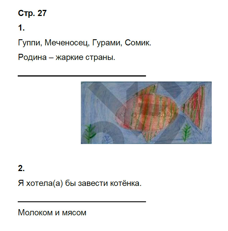 гдз 2 класс рабочая тетрадь часть 1 страница 27 окружающий мир Соколова к учебнику Плешакова