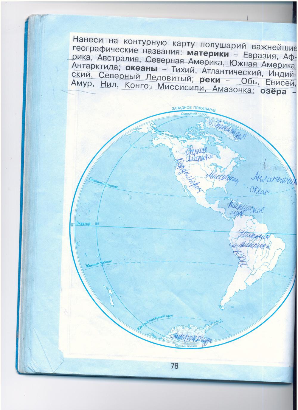 гдз 2 класс рабочая тетрадь страница 78 окружающий мир Вахрушев, Бурский, Раутиан