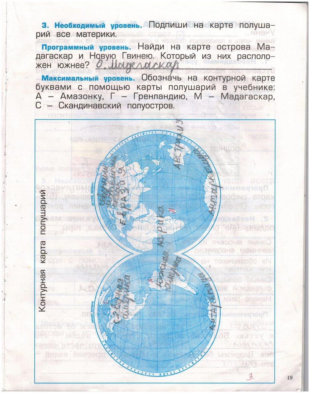 гдз 2 класс проверочные и контрольные работы страница 19 окружающий мир Вахрушев, Бурский, Родыгина