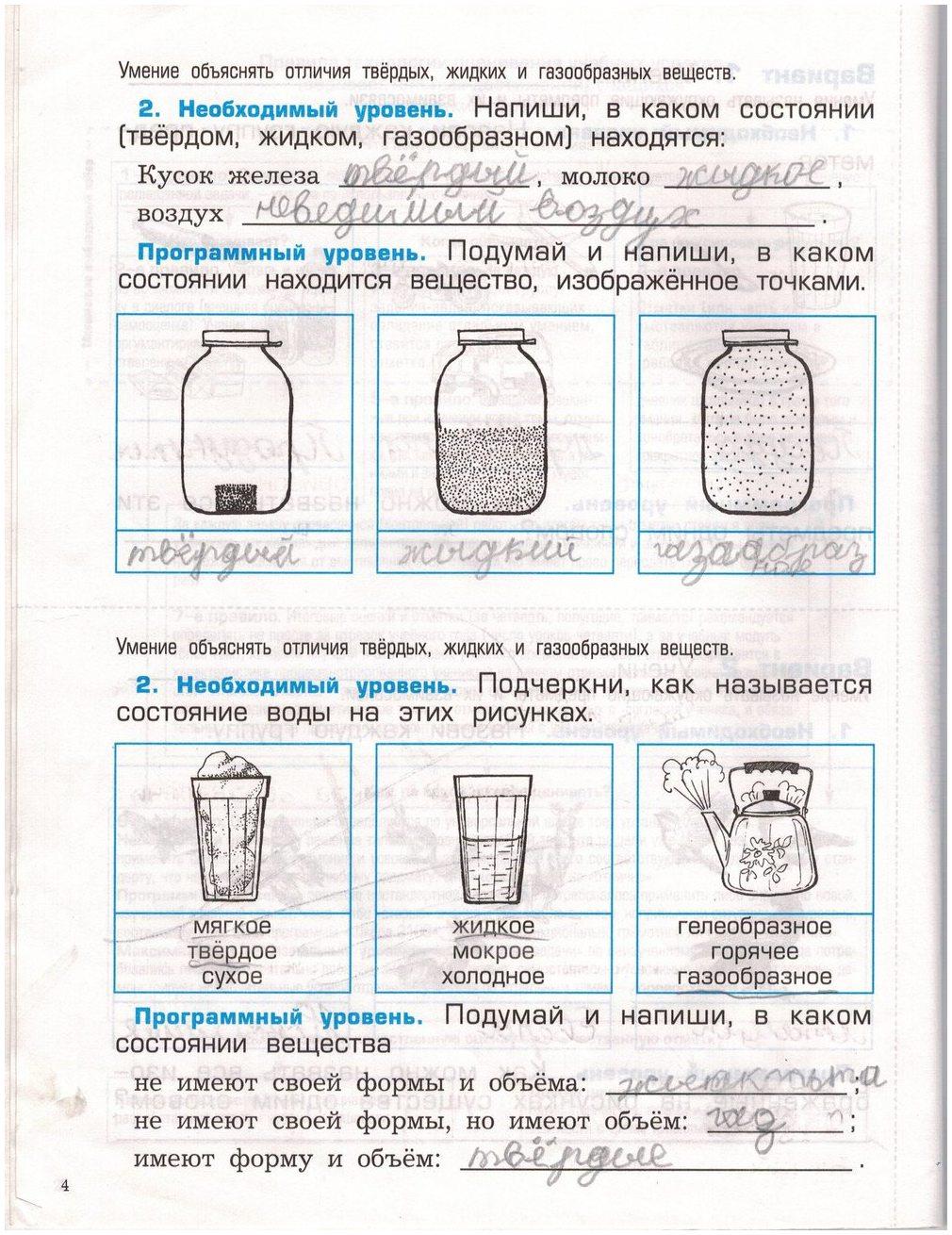 гдз 2 класс проверочные и контрольные работы страница 4 окружающий мир Вахрушев, Бурский, Родыгина