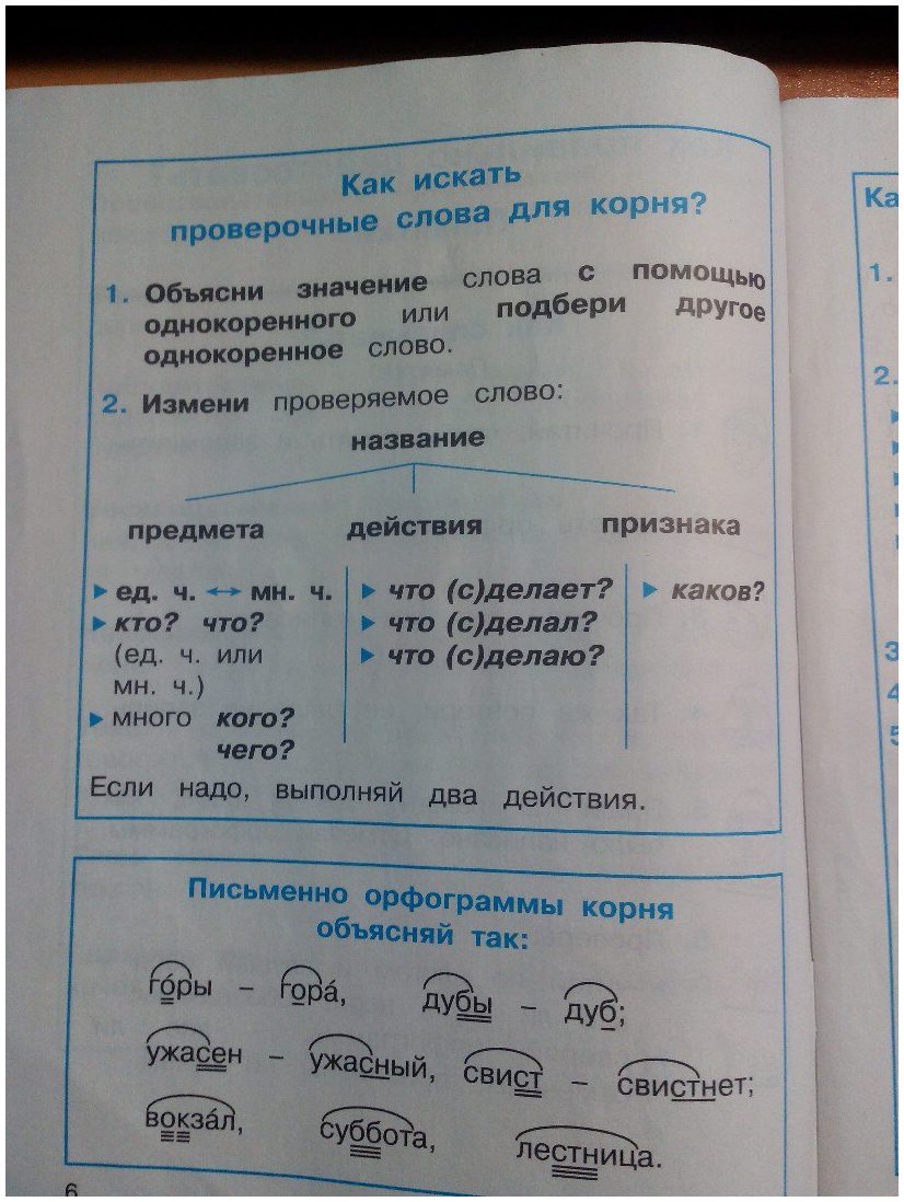 гдз 3 класс рабочая тетрадь часть 1 страница 6 русский язык Соловейчик, Кузьменко