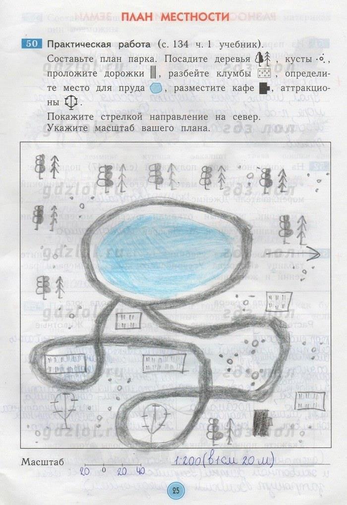 гдз 4 класс рабочая тетрадь страница 25 окружающий мир Дмитриева, Казаков