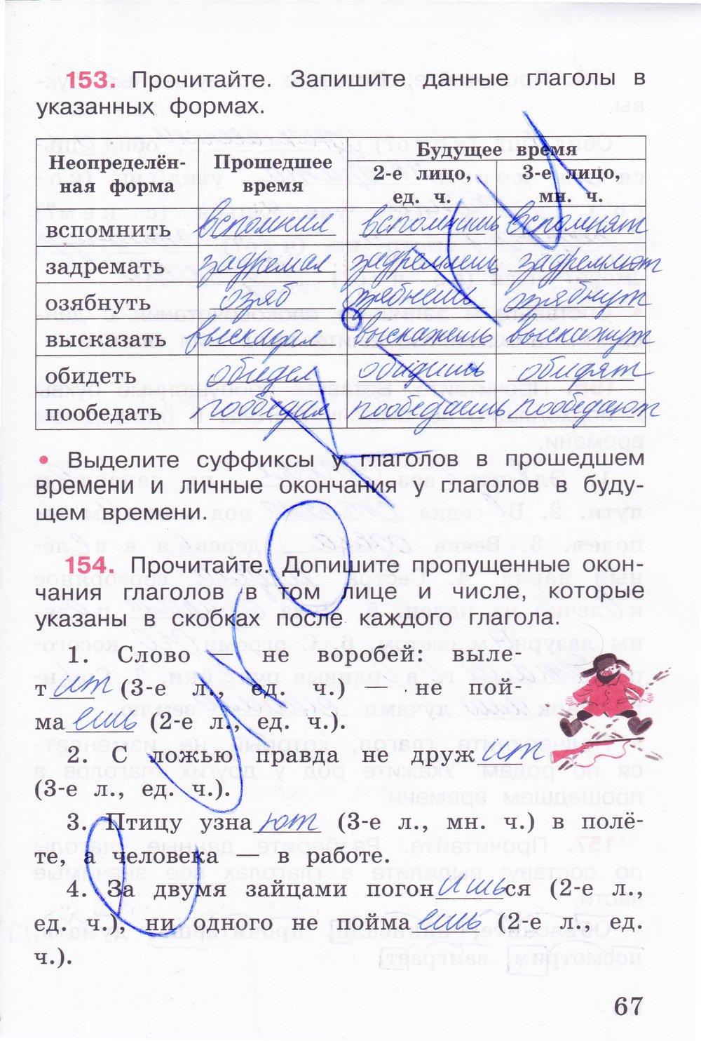 Русский язык первый класс стр 67. Рабочая тетрадь русский язык 4 класс 2 часть Канакина стр 67.