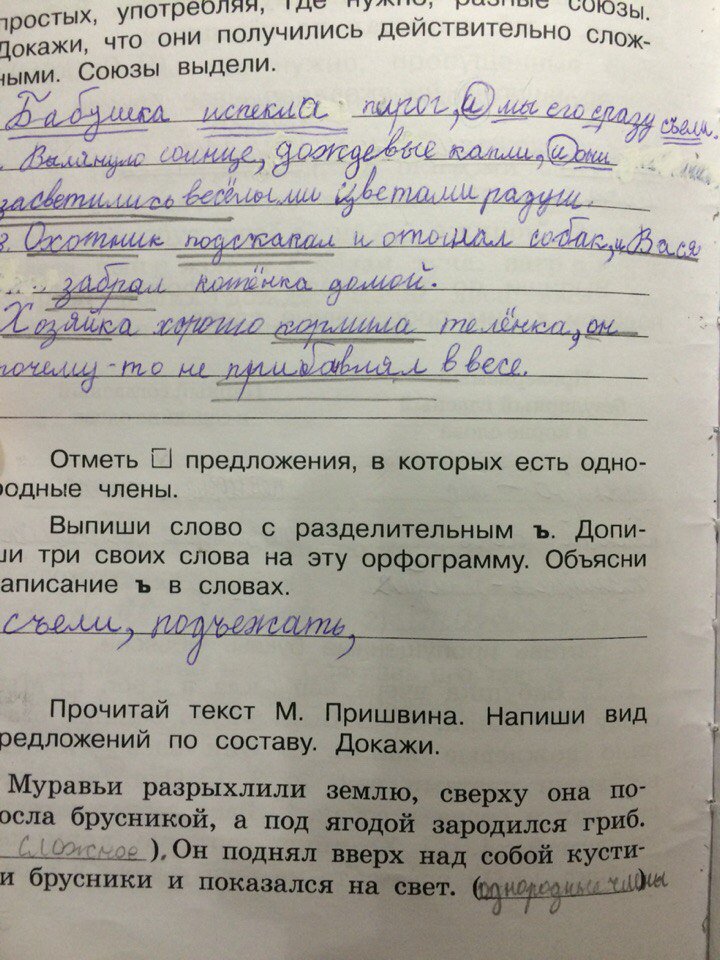 гдз 4 класс рабочая тетрадь часть 1 страница 6 русский язык Песняева, Анащенкова
