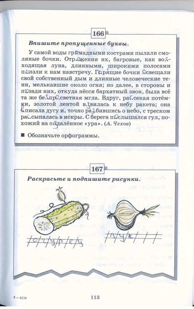 гдз 5 класс рабочая тетрадь страница 113 русский язык Бабайцева, Беднарская