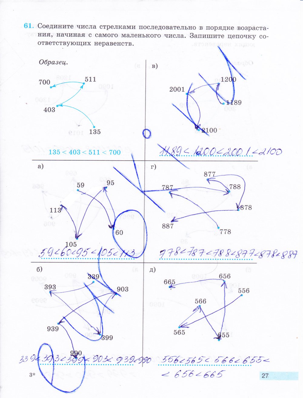 гдз 5 класс рабочая тетрадь часть 1 страница 27 математика Бунимович, Кузнецова