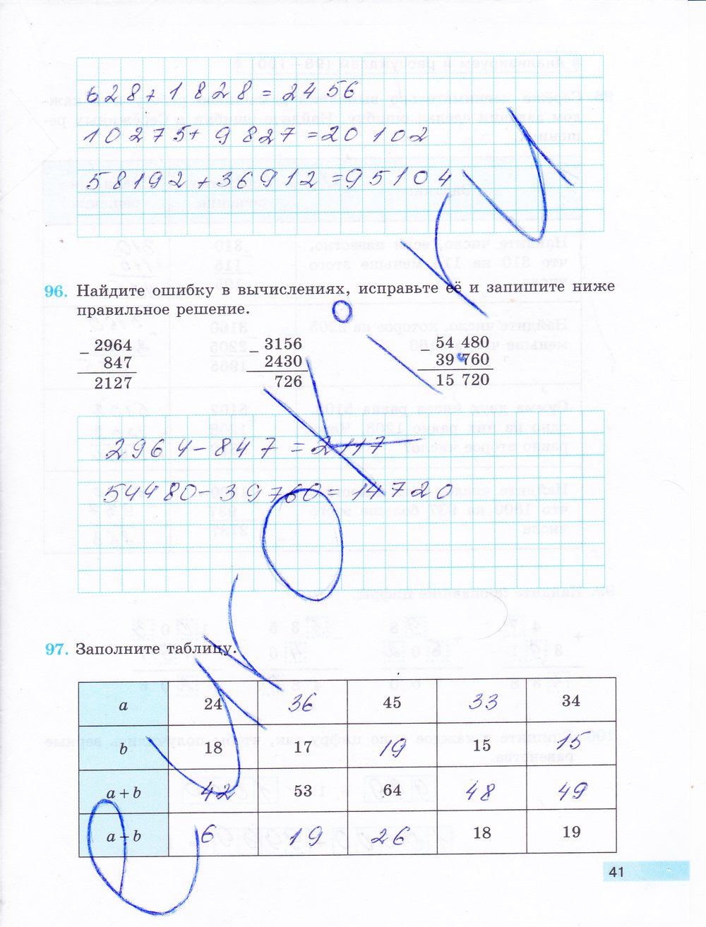 гдз 5 класс рабочая тетрадь часть 1 страница 41 математика Бунимович, Кузнецова