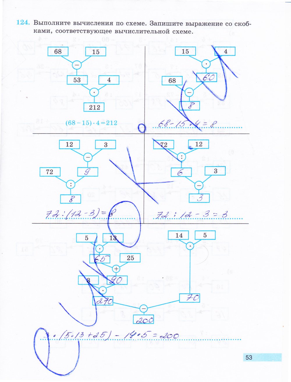 гдз 5 класс рабочая тетрадь часть 1 страница 53 математика Бунимович, Кузнецова