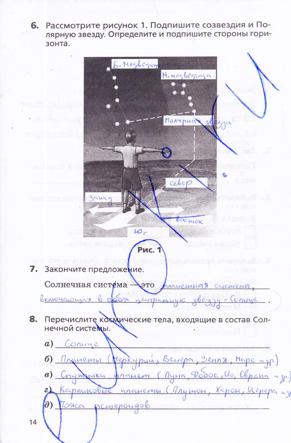 гдз 5 класс рабочая тетрадь страница 14 география Дронов, Савельева