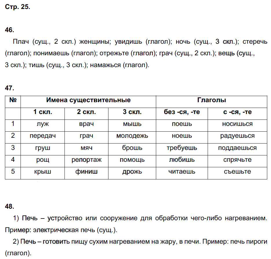 гдз 5 класс рабочая тетрадь часть 1 страница 25 русский язык Львов
