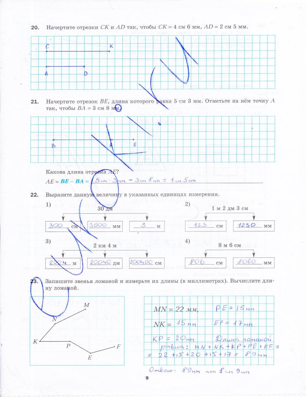 гдз 5 класс рабочая тетрадь часть 1 страница 9 математика Мерзляк, Полонский, Якир