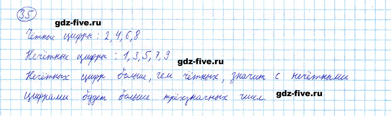 гдз 5 класс номер 35 математика Мерзляк, Полонский, Якир
