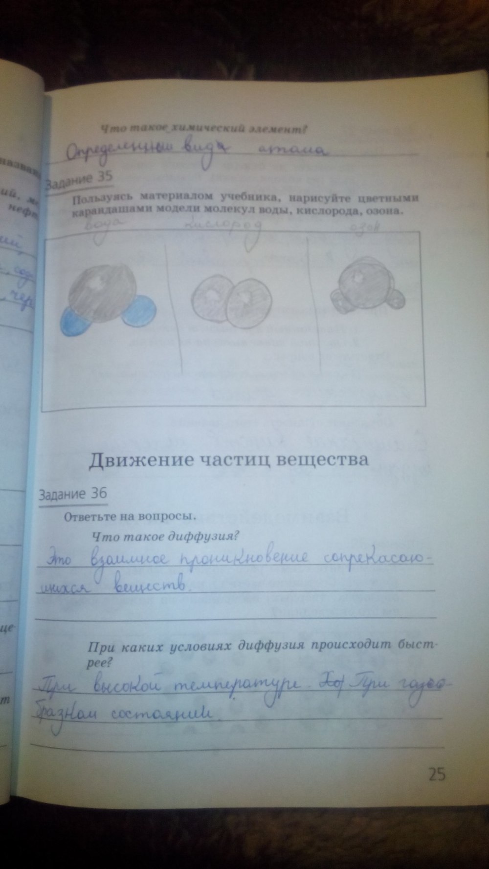 гдз 5 класс рабочая тетрадь страница 25 природоведение Пакулова, Иванова