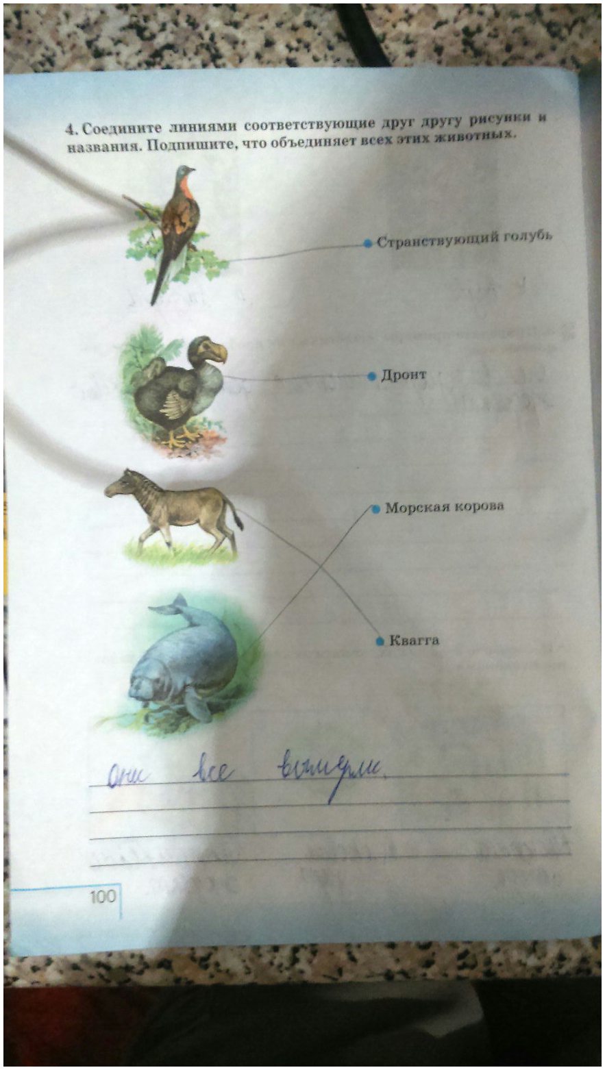 гдз 5 класс рабочая тетрадь страница 100 естествознание Плешаков, Сонин