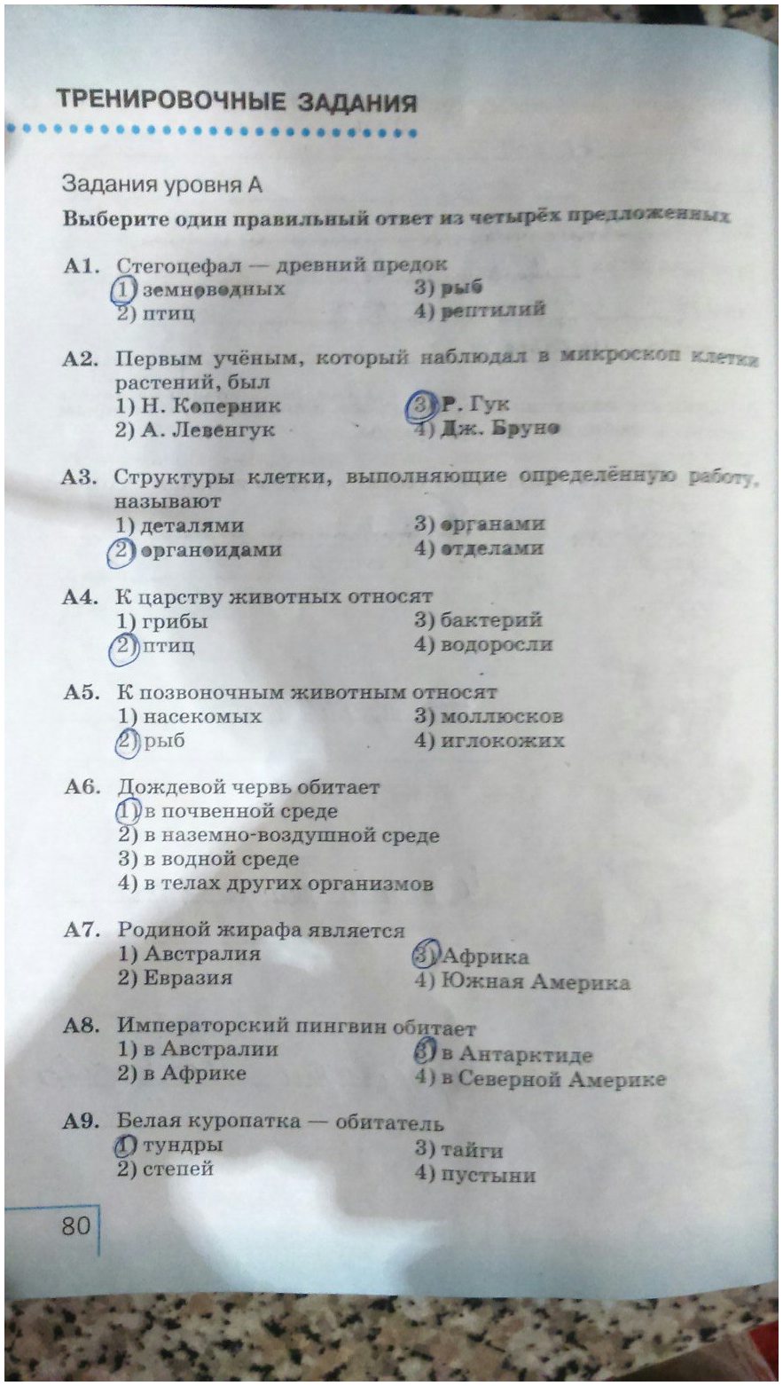 гдз 5 класс рабочая тетрадь страница 80 естествознание Плешаков, Сонин