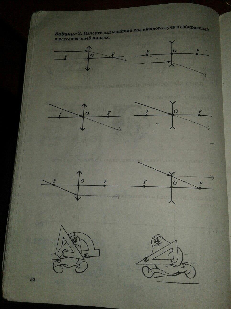 гдз 5 класс рабочая тетрадь страница 52 физика Степанова