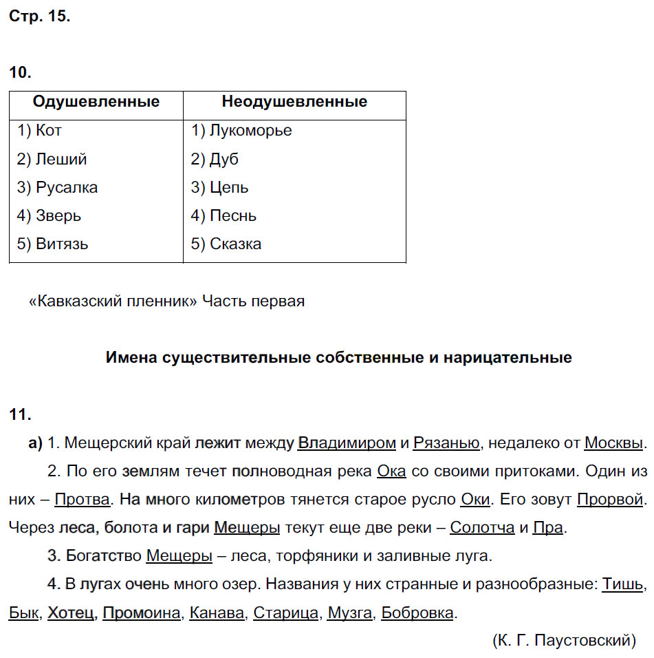 гдз 5 класс рабочая тетрадь страница 15 русский язык Тростенцова, Дейкина