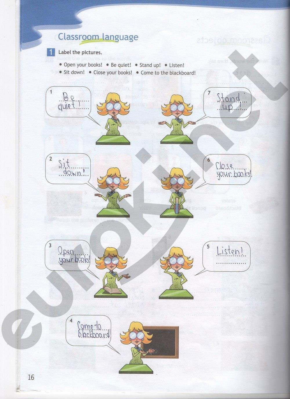 гдз 5 класс рабочая тетрадь страница 16 английский язык Ваулина, Дули