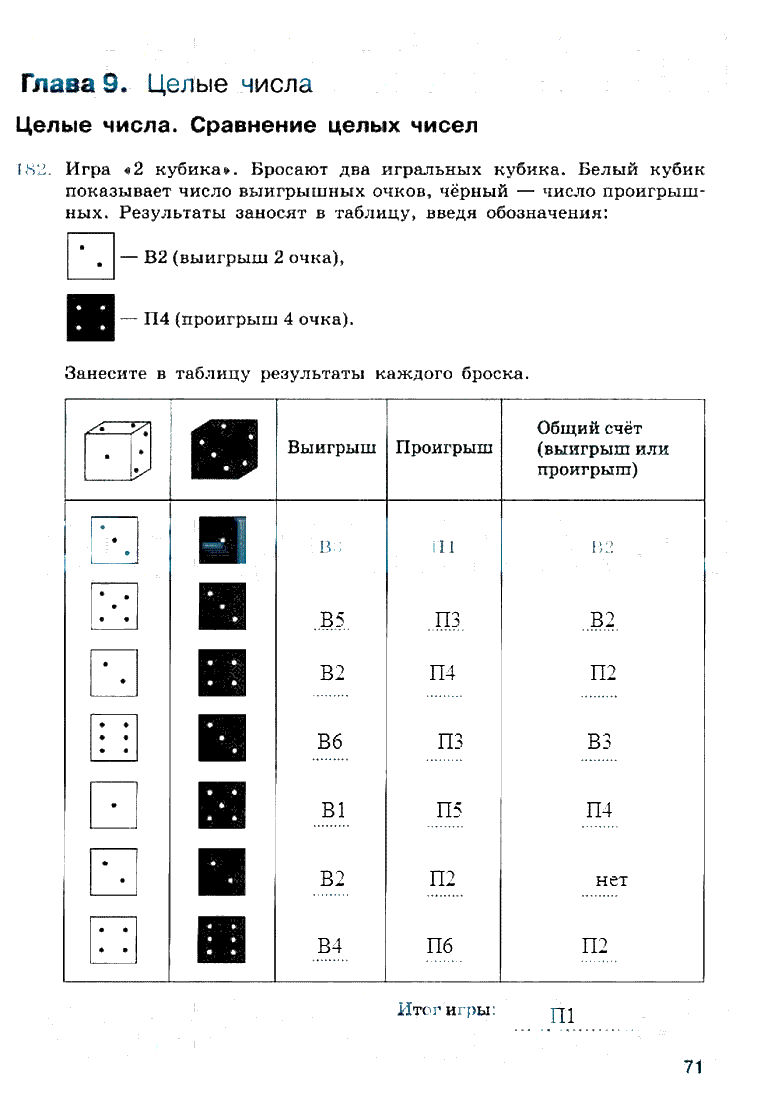 гдз 6 класс рабочая тетрадь страница 71 математика Бунимович, Кузнецова