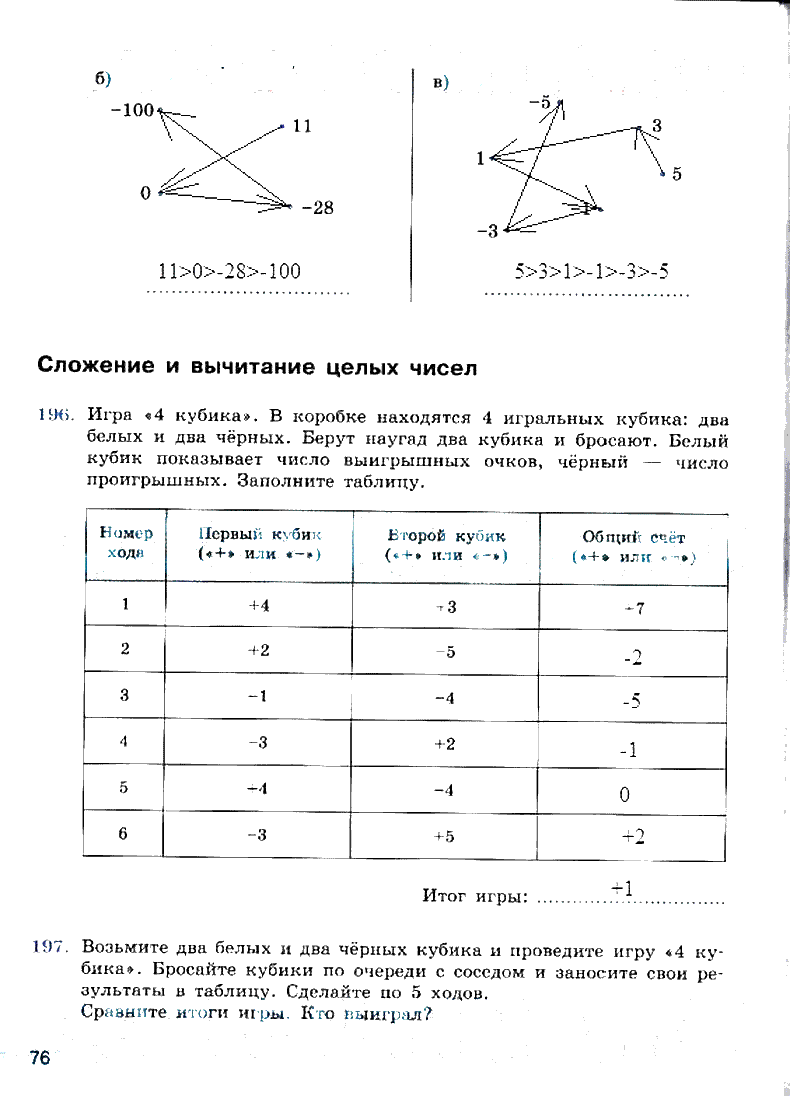 гдз 6 класс рабочая тетрадь страница 76 математика Бунимович, Кузнецова