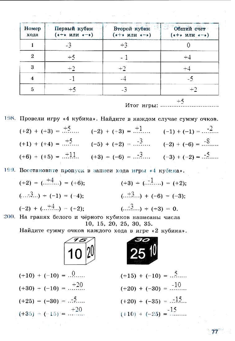 гдз 6 класс рабочая тетрадь страница 77 математика Бунимович, Кузнецова