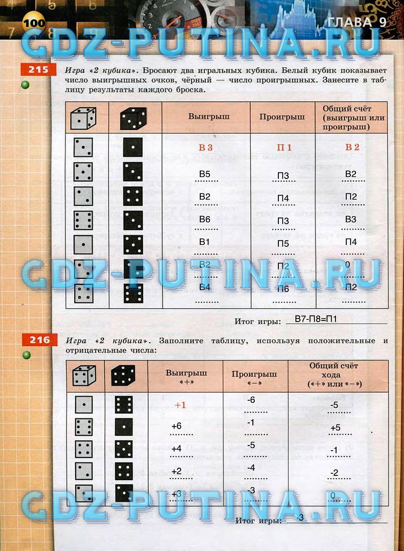 гдз 6 класс тетрадь-тренажер страница 100 математика Бунимович, Кузнецова