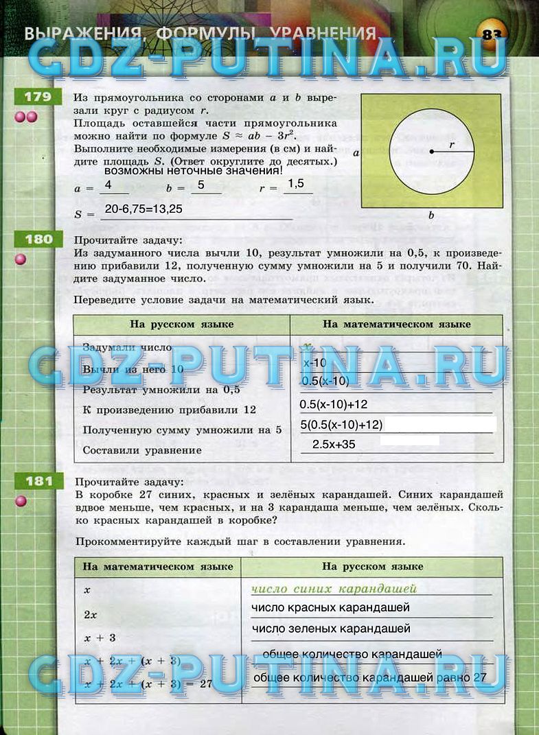гдз 6 класс тетрадь-тренажер страница 83 математика Бунимович, Кузнецова