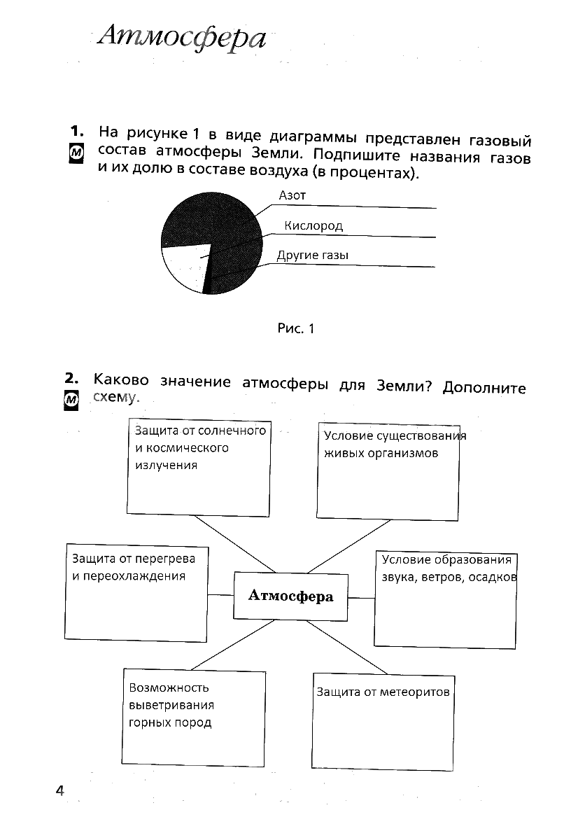 гдз 6 класс рабочая тетрадь страница 4 география Дронов, Савельева