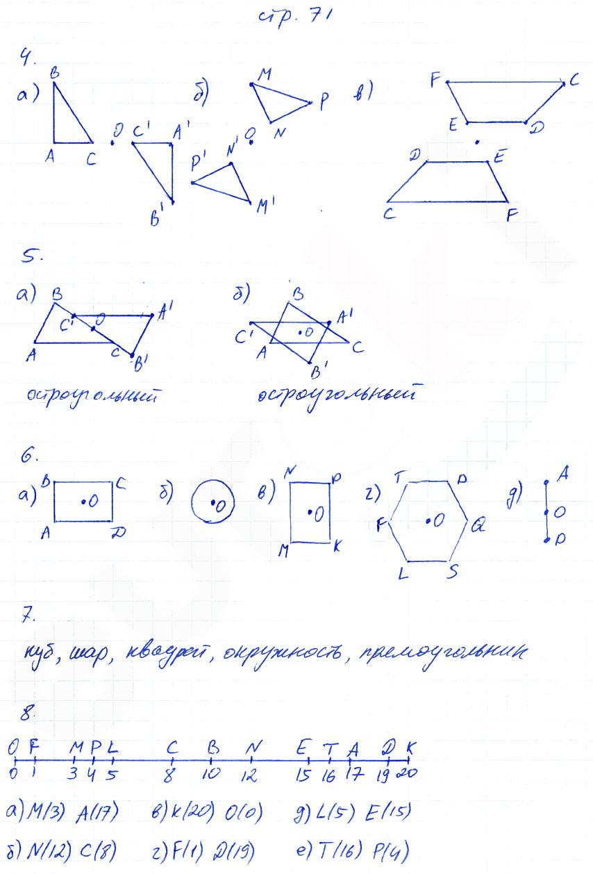 гдз 6 класс рабочая тетрадь часть 1 страница 71 математика Ерина к учебнику Никольского