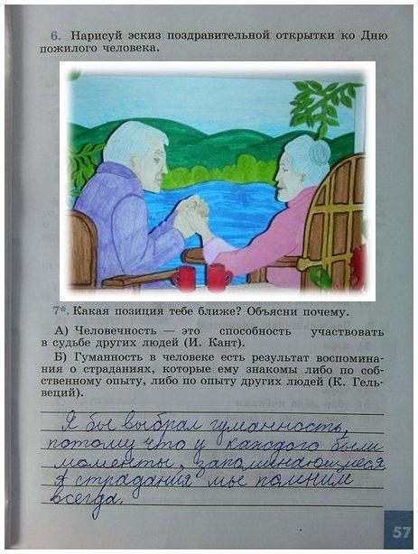 гдз 6 класс рабочая тетрадь страница 57 обществознание Иванова, Хотеенкова