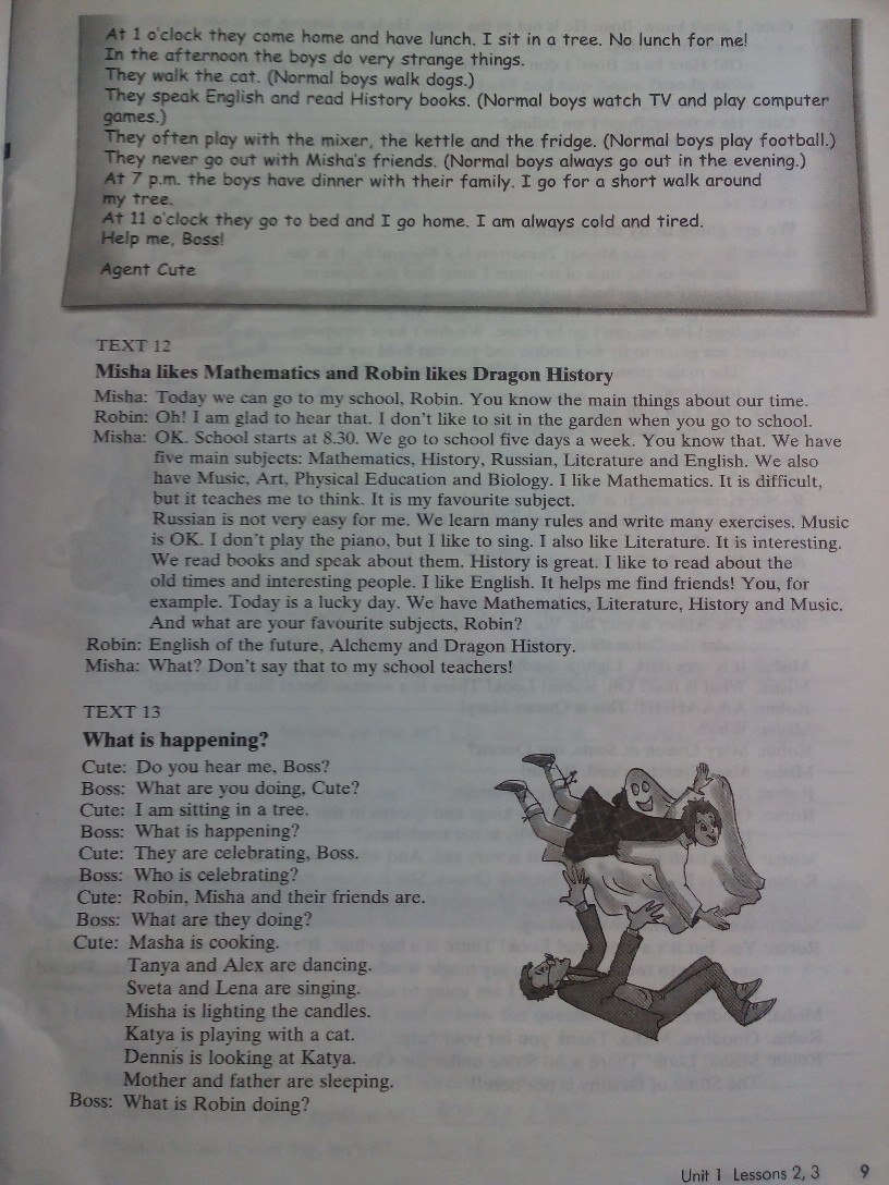 гдз 6 класс рабочая тетрадь часть 1 страница 9 английский язык Кауфман