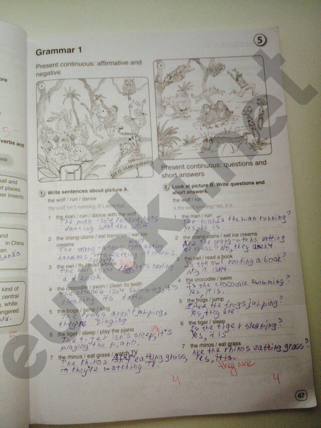 гдз 6 класс рабочая тетрадь страница 47 английский язык Комарова, Ларионова