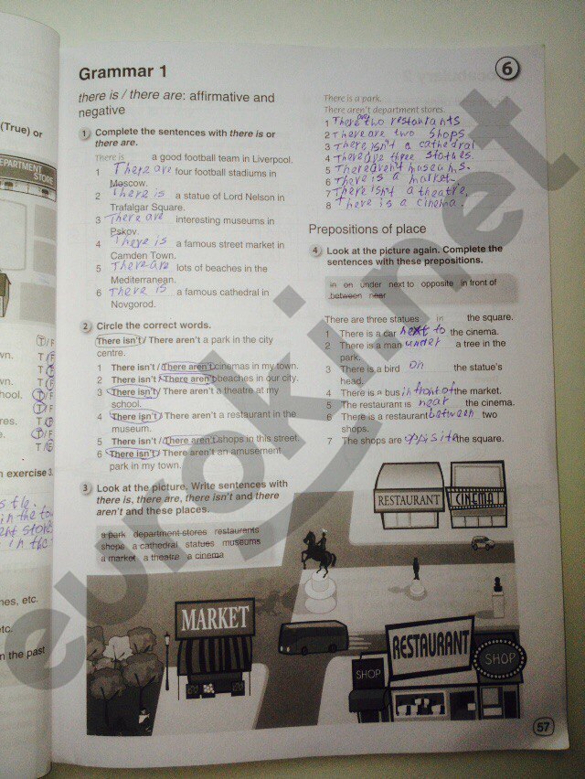 гдз 6 класс рабочая тетрадь страница 57 английский язык Комарова, Ларионова