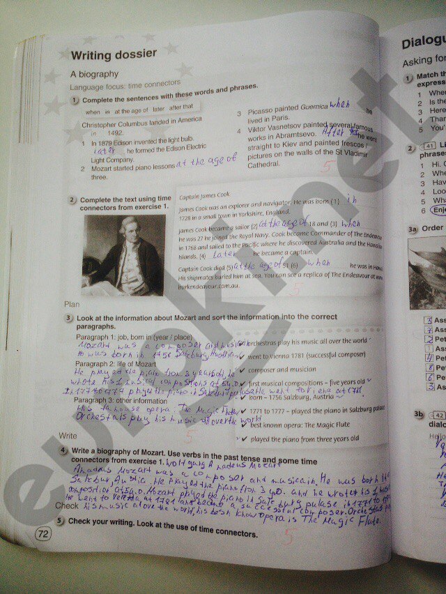 гдз 6 класс рабочая тетрадь страница 72 английский язык Комарова, Ларионова