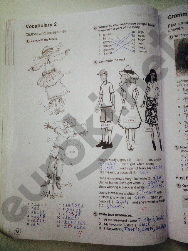 гдз 6 класс рабочая тетрадь страница 78 английский язык Комарова, Ларионова