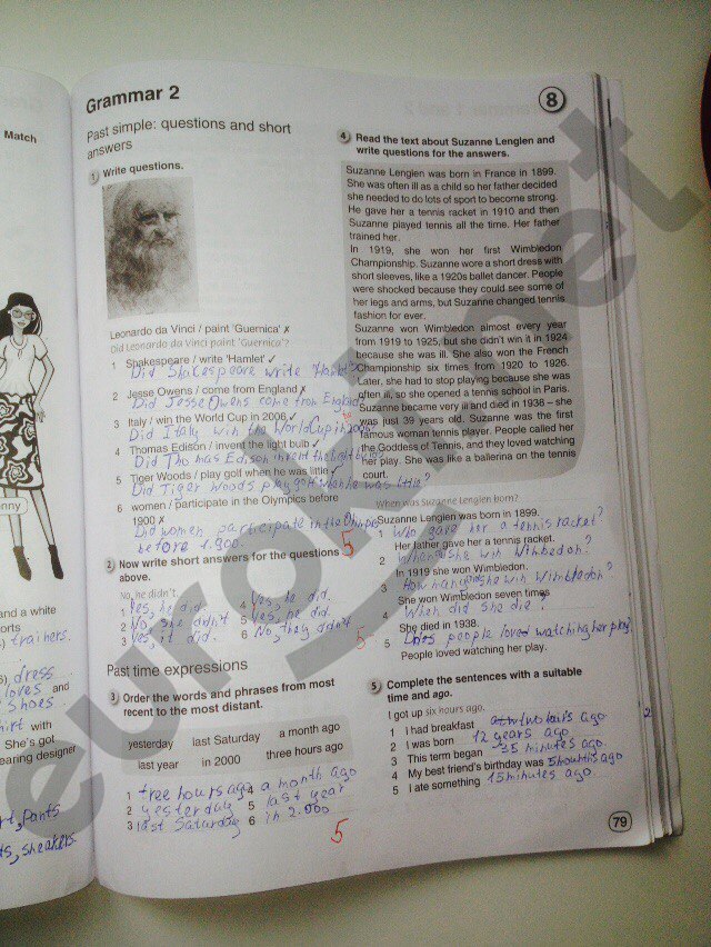 гдз 6 класс рабочая тетрадь страница 79 английский язык Комарова, Ларионова