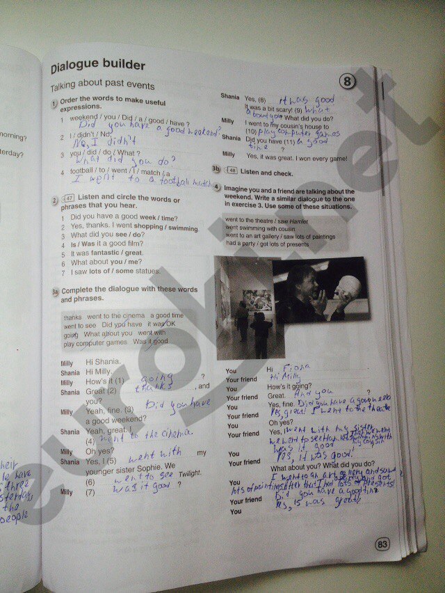 гдз 6 класс рабочая тетрадь страница 83 английский язык Комарова, Ларионова