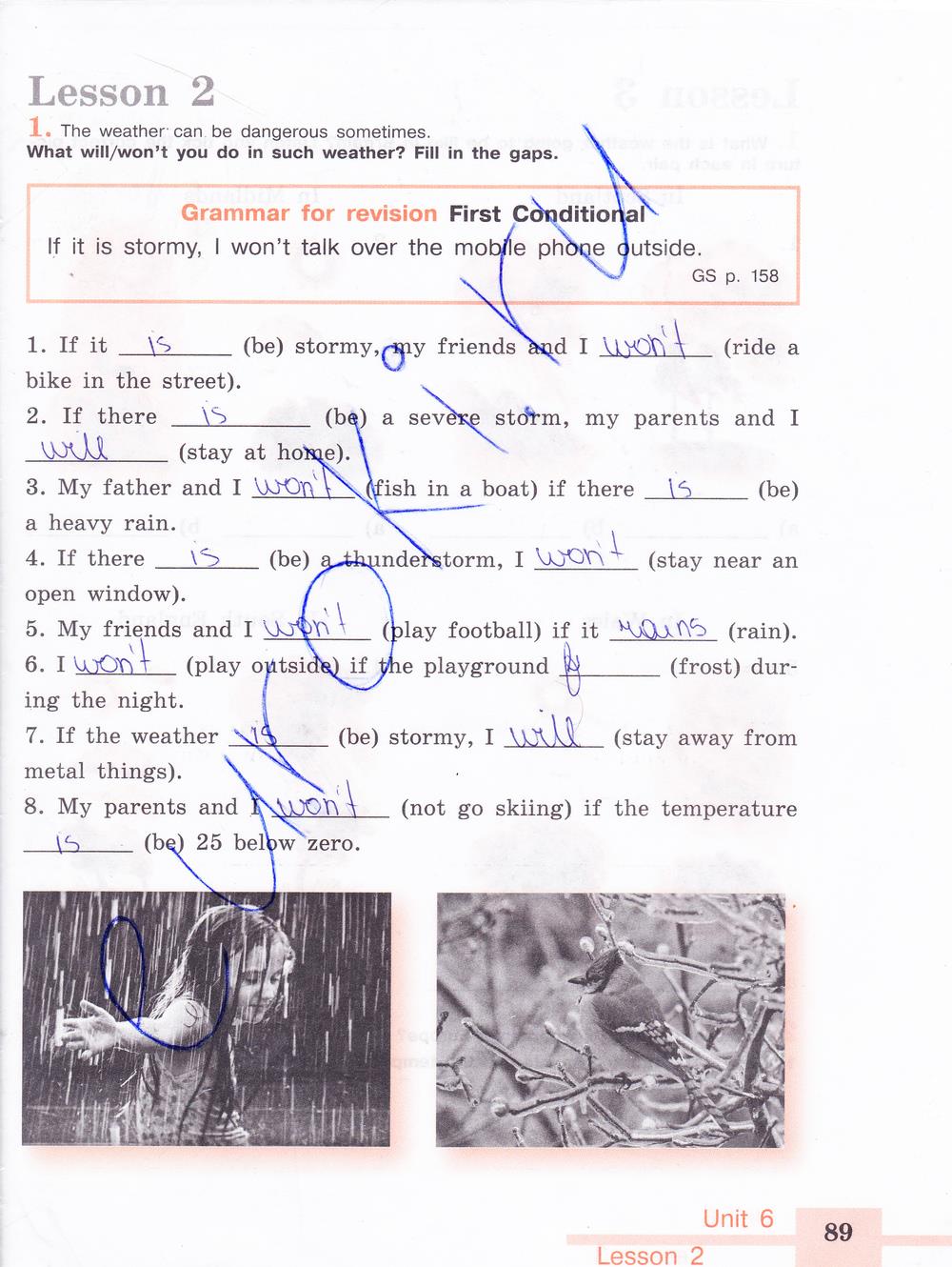 гдз 6 класс рабочая тетрадь страница 89 английский язык Кузовлев, Лапа