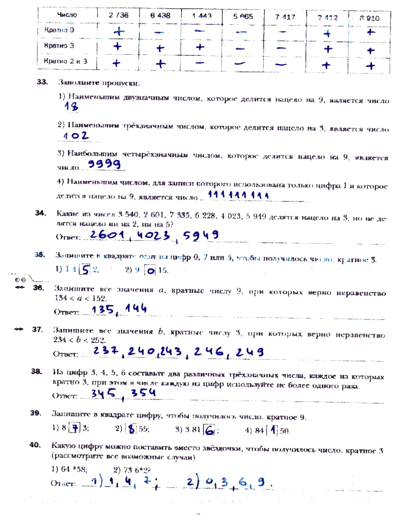 гдз 6 класс рабочая тетрадь часть 1 страница 9 математика Мерзляк, Полонский, Якир