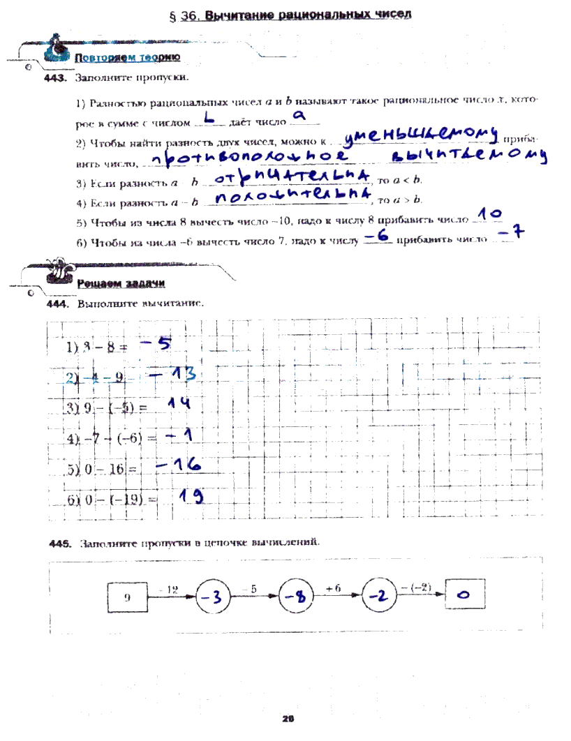 гдз 6 класс рабочая тетрадь часть 3 страница 20 математика Мерзляк, Полонский, Якир