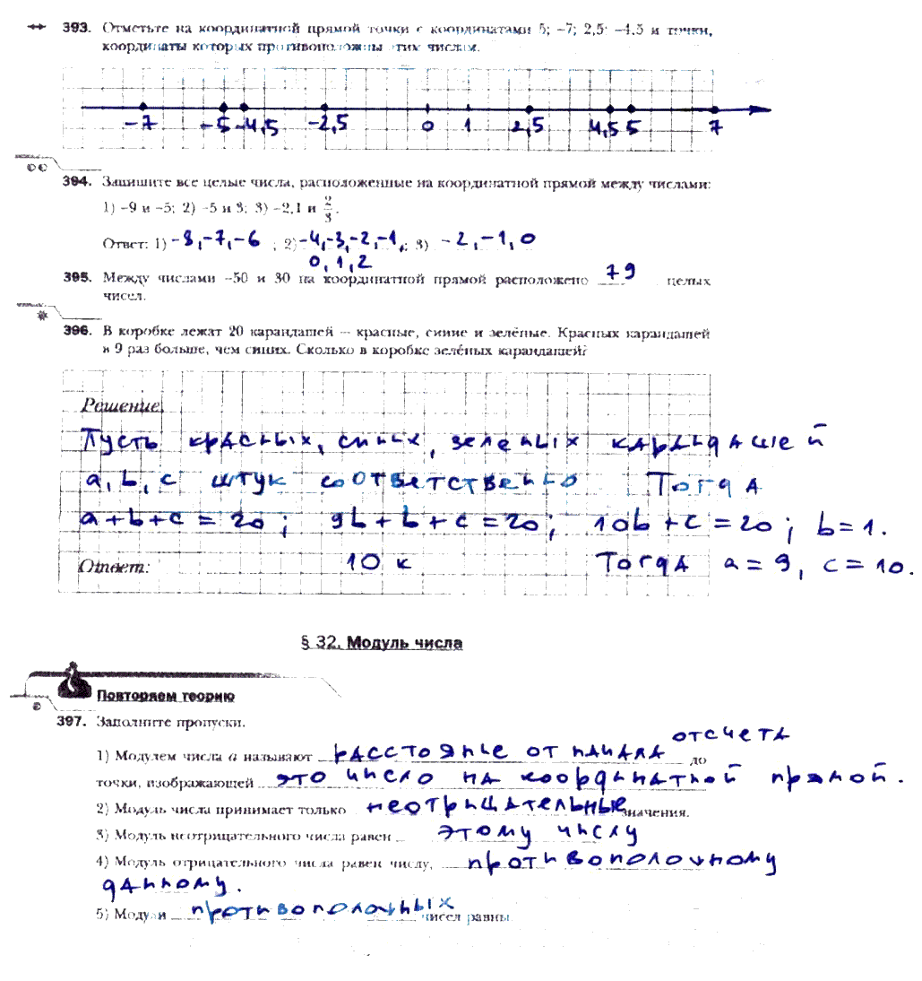 гдз 6 класс рабочая тетрадь часть 3 страница 9 математика Мерзляк, Полонский, Якир