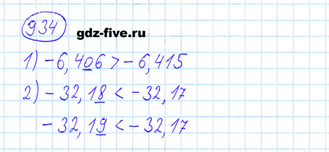 гдз 6 класс номер 934 математика Мерзляк, Полонский, Якир