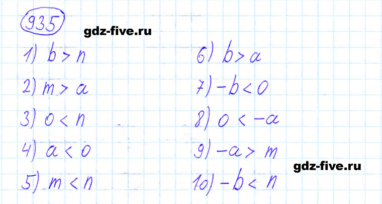 гдз 6 класс номер 935 математика Мерзляк, Полонский, Якир