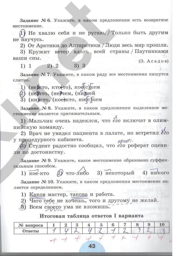 гдз 6 класс рабочая тетрадь часть 2 страница 43 русский язык Рыбченкова, Роговик