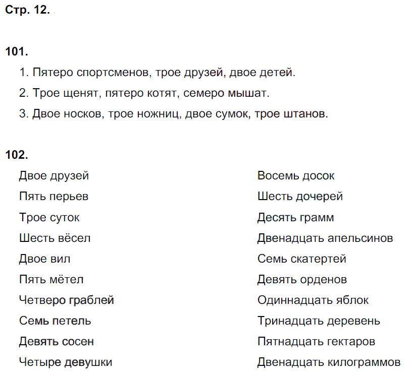 гдз 6 класс рабочая тетрадь часть 2 страница 12 русский язык Тростенцова, Дейкина