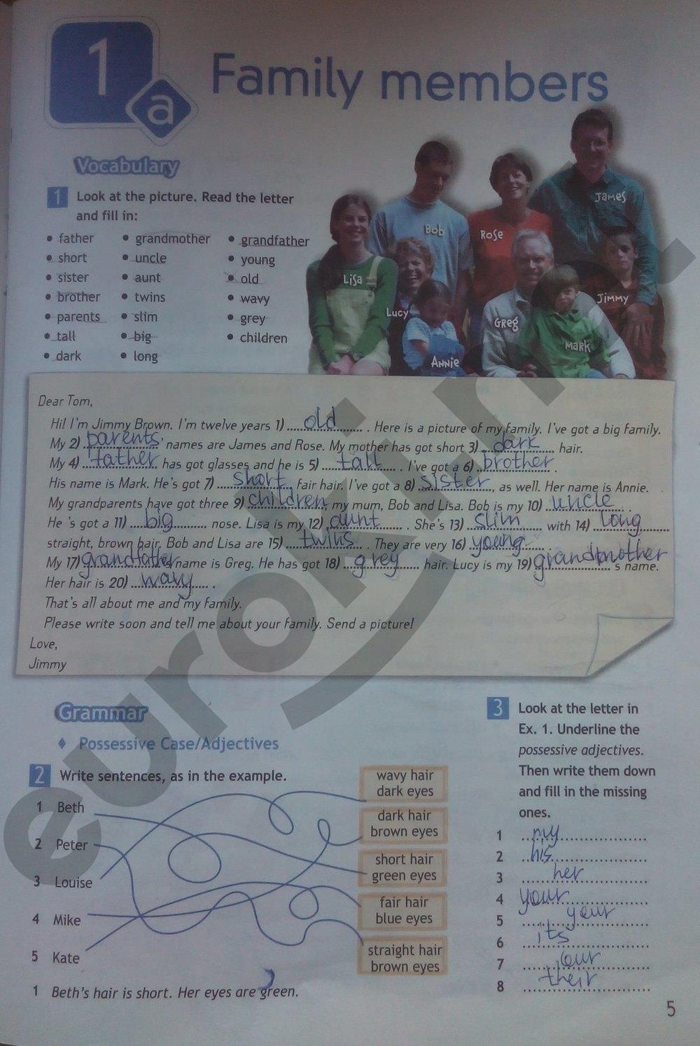 гдз 6 класс рабочая тетрадь страница 5 английский язык Ваулина, Дули